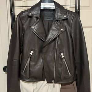 NWOT Allsaints Dalby Leather Jacket